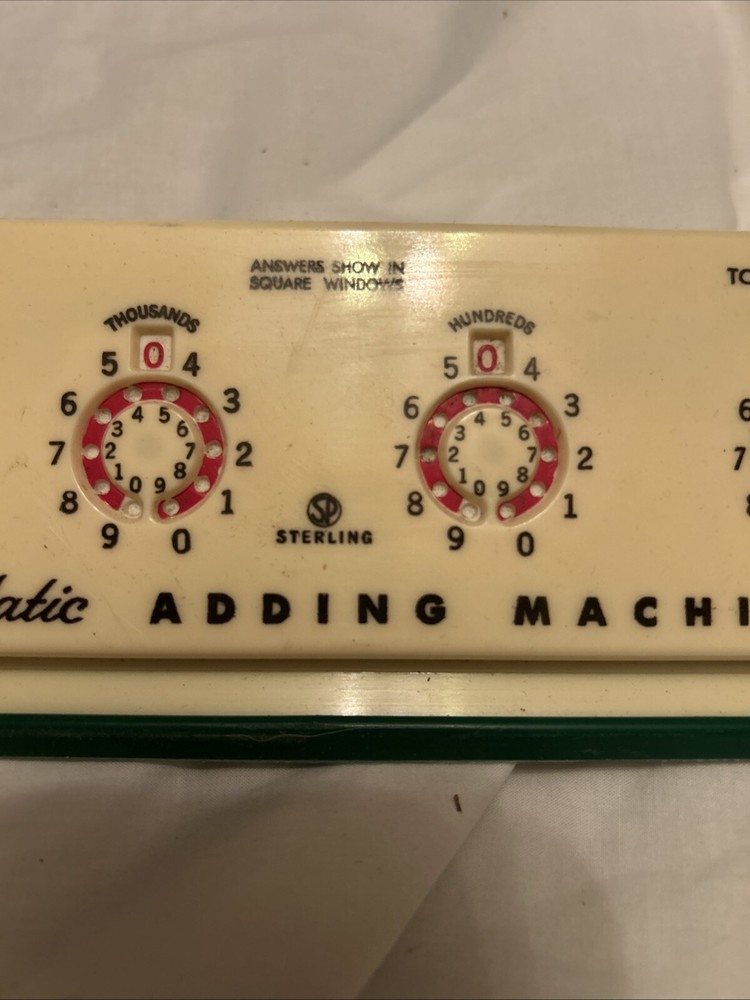 Vintage DIAL A MATIC ADDING MACHINE