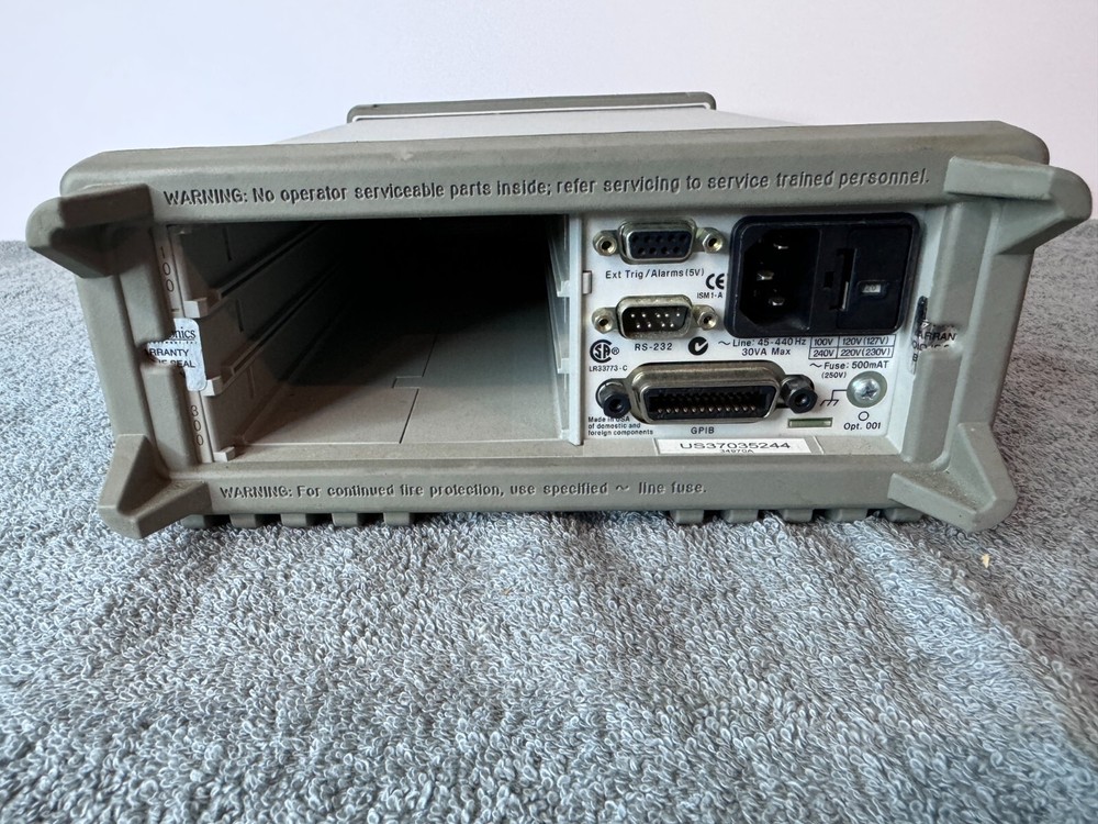 HP / Agilent 34970A Data Acquisition Switch Unit (No Modules)