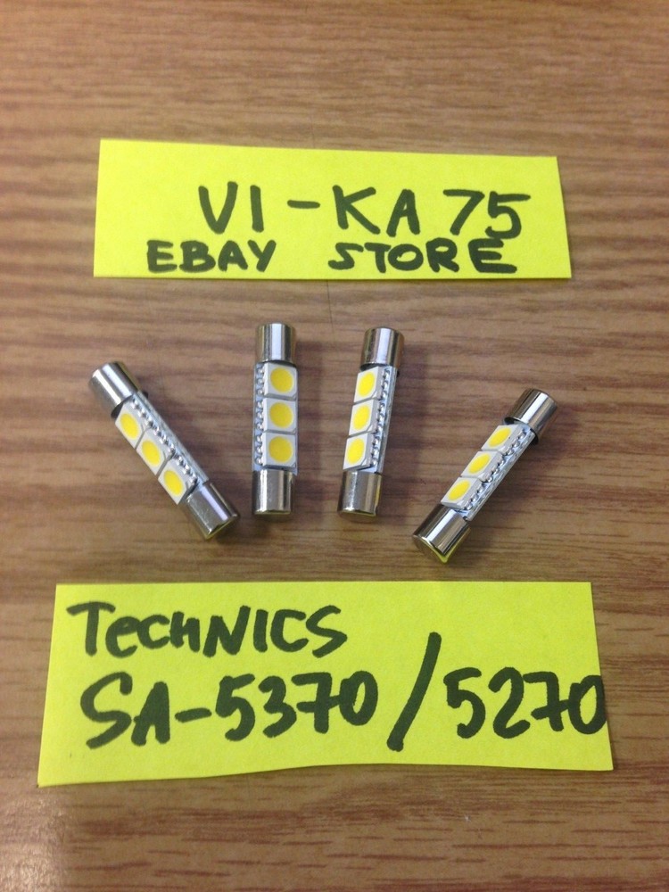 Technics SA-5370 /SA-5270 receiver front  panel LED   lamps.