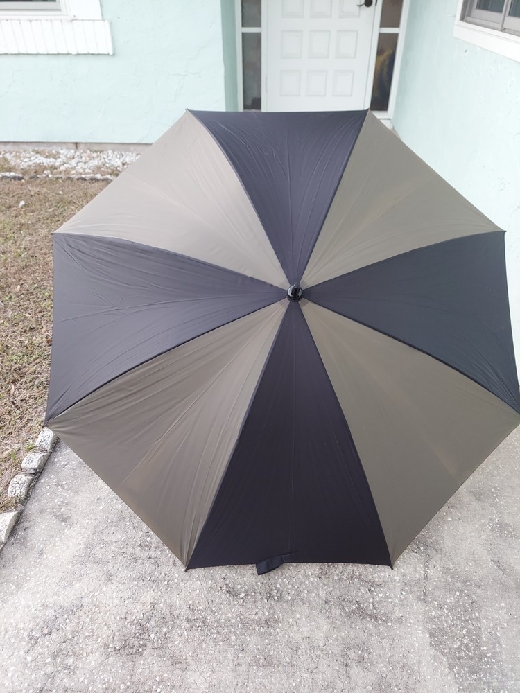 Shed Rain Large Golf  Umbrella Grey & Black