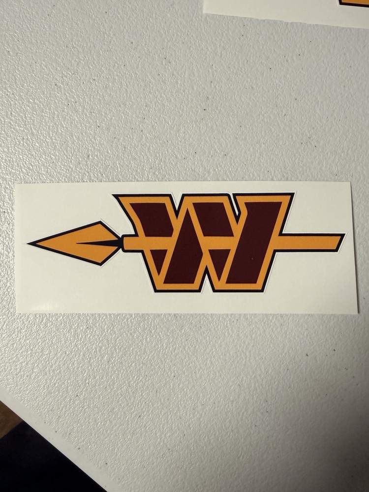 Washington Commanders Alternate Logo Regular Vinyl Decal Left
