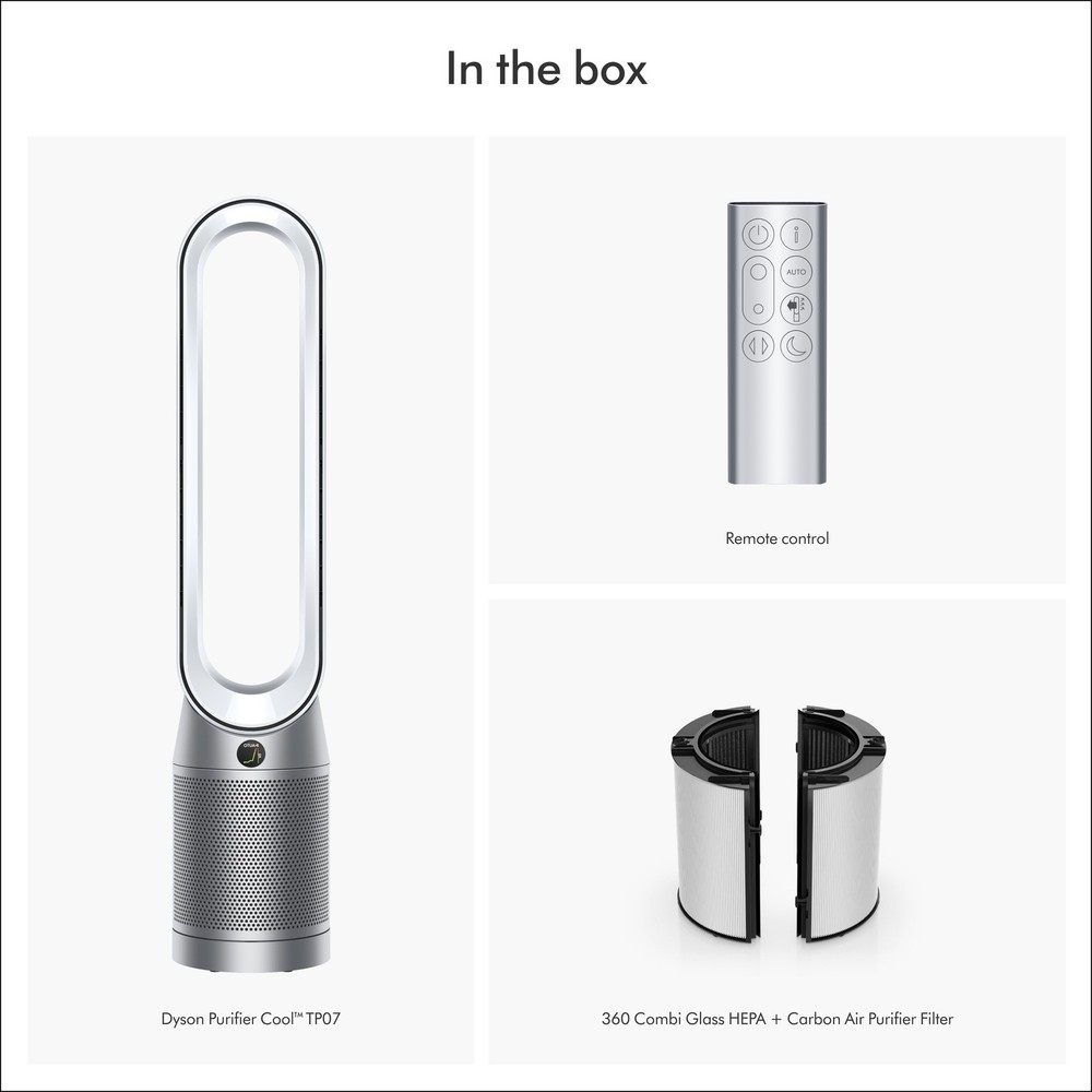 Dyson TP07 Purifier Cool™ Connected Fan | White | Refurbished