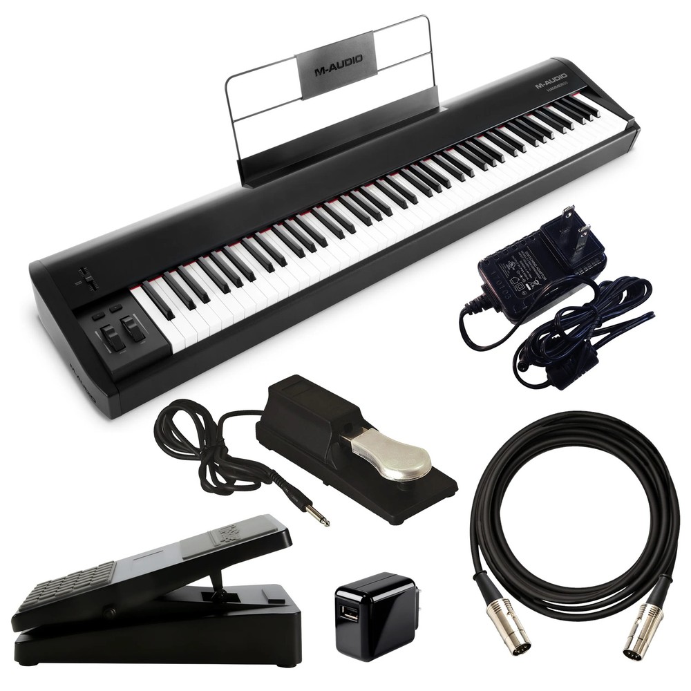 M-Audio Hammer 88 USB/MIDI Controller Keyboard COMPLETE STUDIO BUNDLE