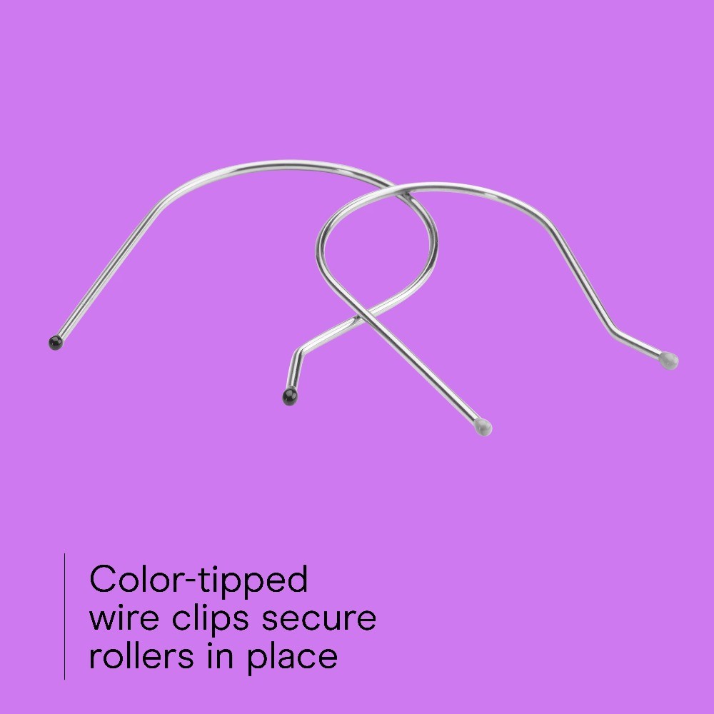 Custom Curls & Waves Rollers, 12 Multi-Size Ceramic Rollers with Clips