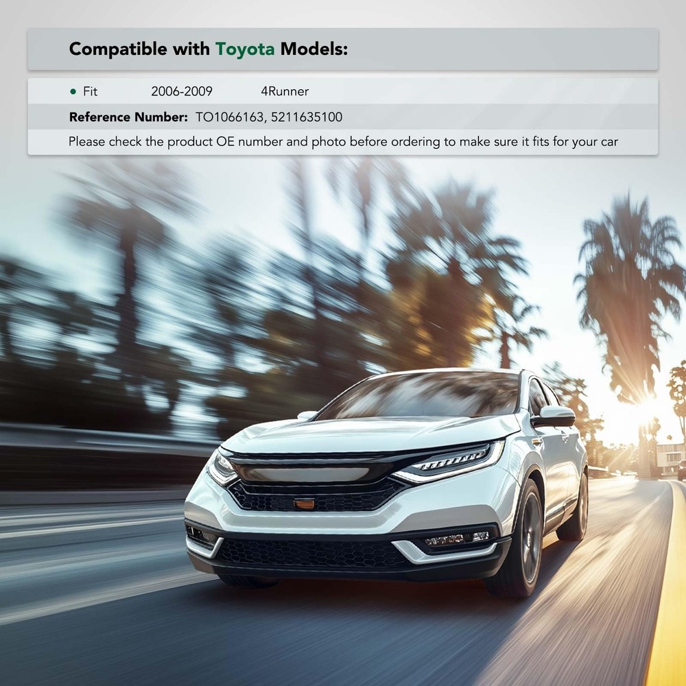 Front Driver Upper Bumper Cover Support for 4Runner 2006-2009