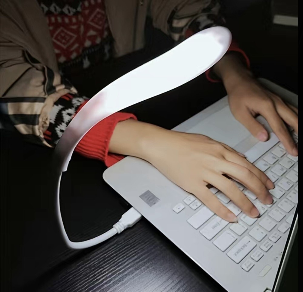Portable Folding LED Reading Light. Super Bright USB Desk Lamp