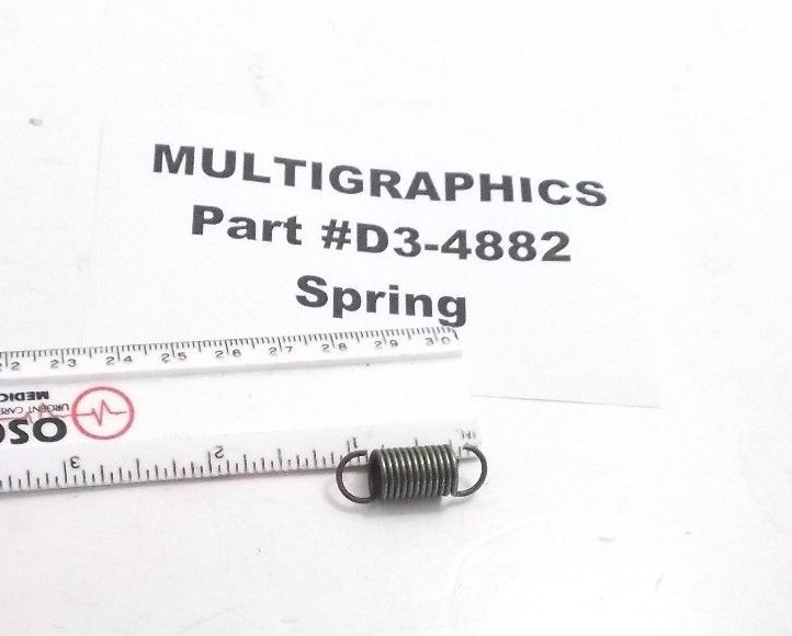 MULTIGRAPHICS D3-4882 Spring - Prepaid Shipping