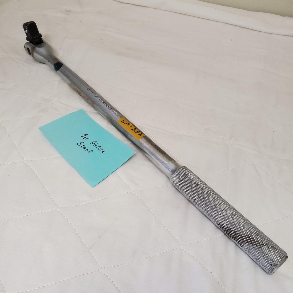 Armstrong Adjustable Torque Wrench Square Drive Mechanic’s Tool LOT-252