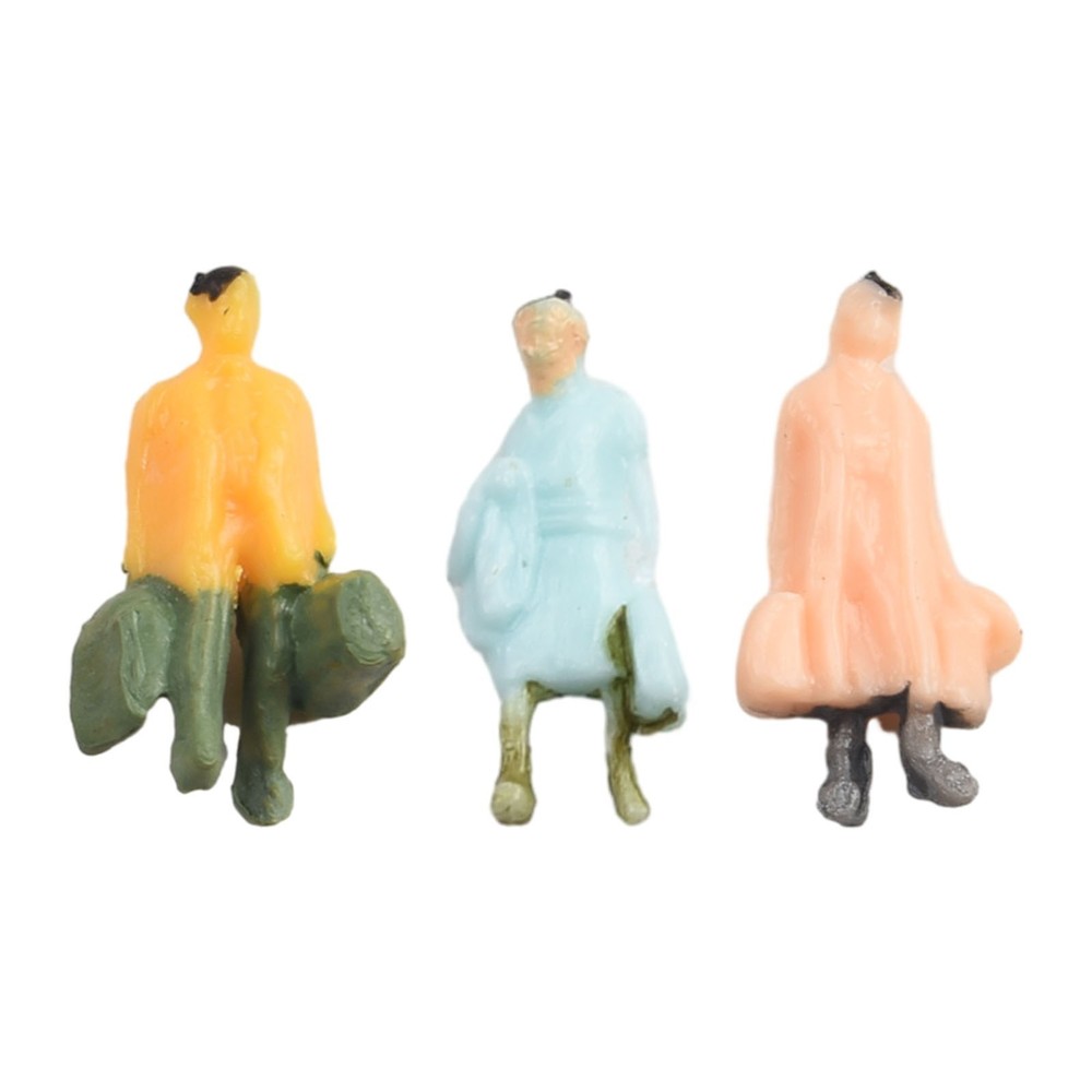 Railway Train Layout Painted Figures HO Scale Mixed Batch Model People Passenger