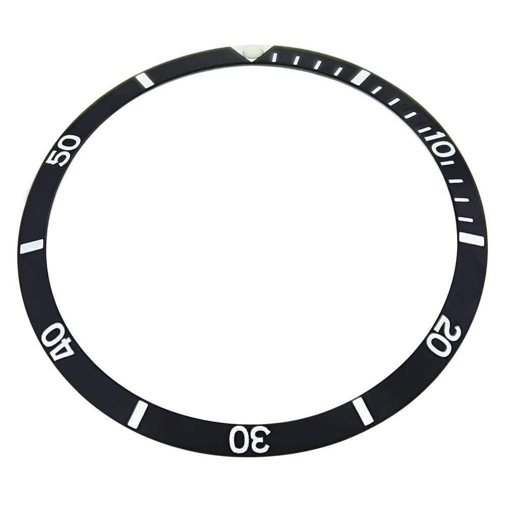 REPLACEMENT BEZEL INSERT BLACK FOR WATCH 37MM X 32MM