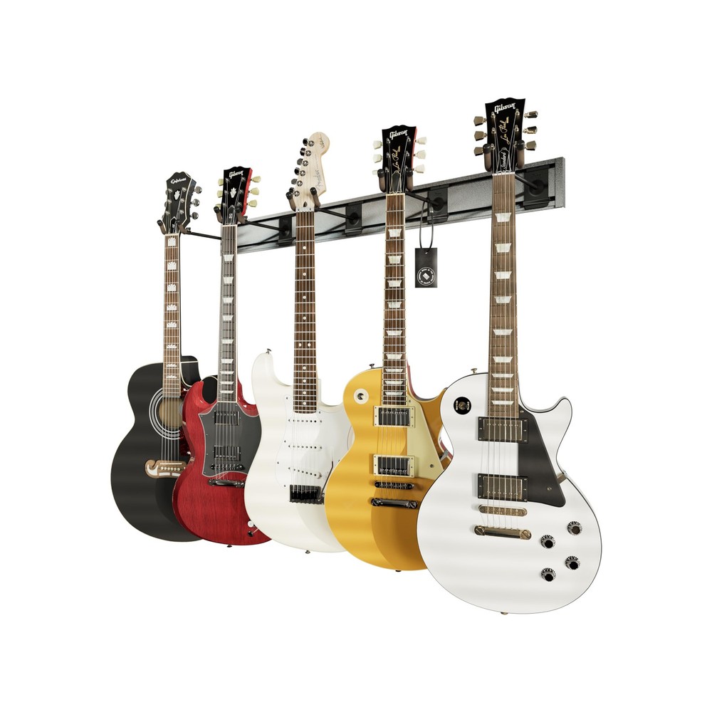String Swing Guitar Wall Rack, Multiple Guitar Wall Mount, Guitar Organizer...