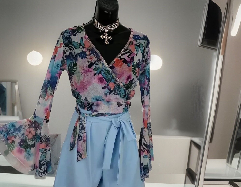 Stylewise Blue, pink Mix, Shorts Set