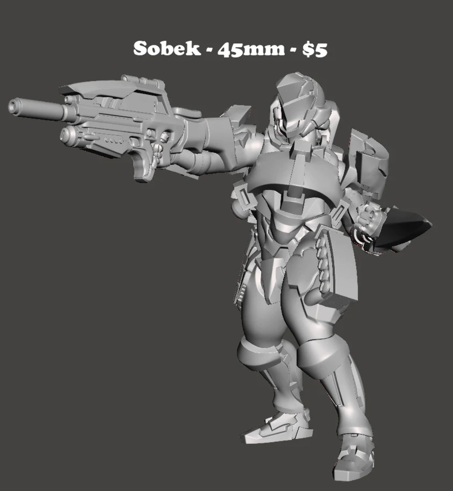 Whisper Mecha /Mech - Sobek - One Piece Model