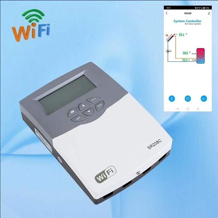 Solar Water Heater Controller System Circulation Pump Water Heating Equipment