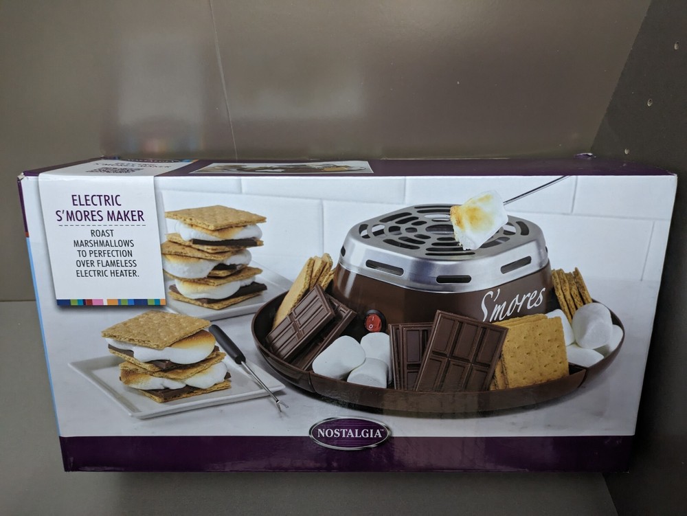 Nostalgia Electric S'mores Maker *New & Sealed*