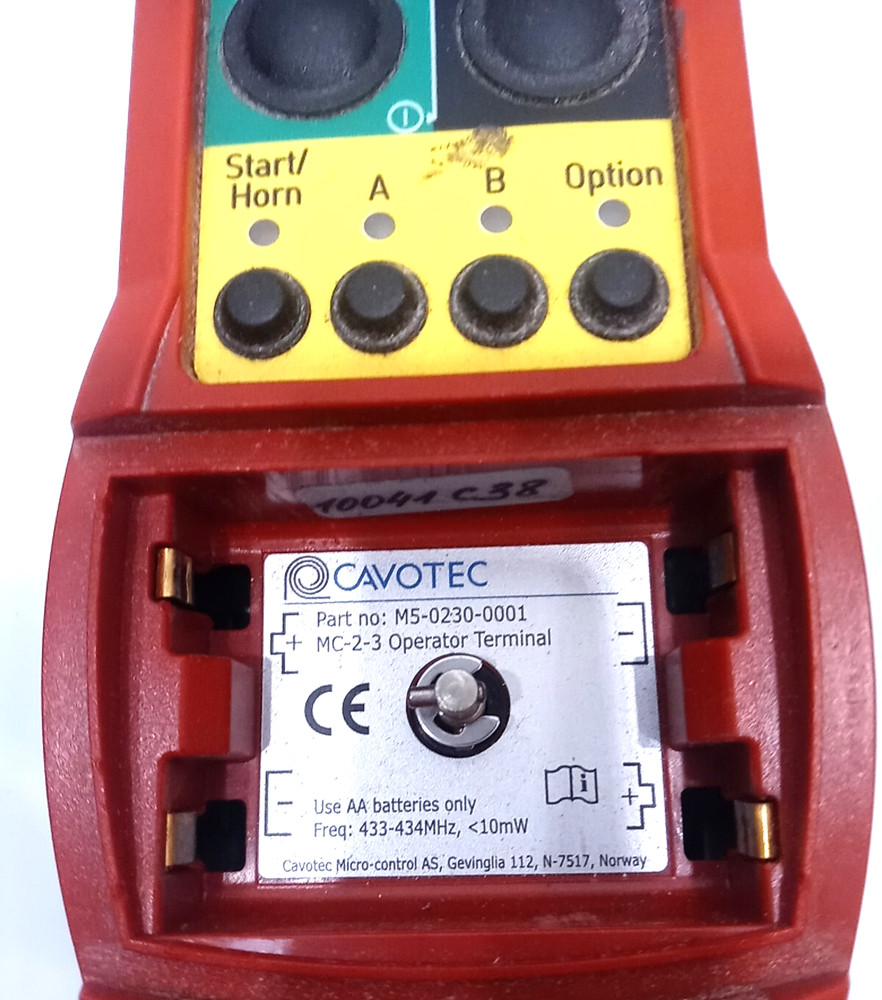 Cavotec M5-0230-0001 Operator Terminal Remote Control Same As Pictures