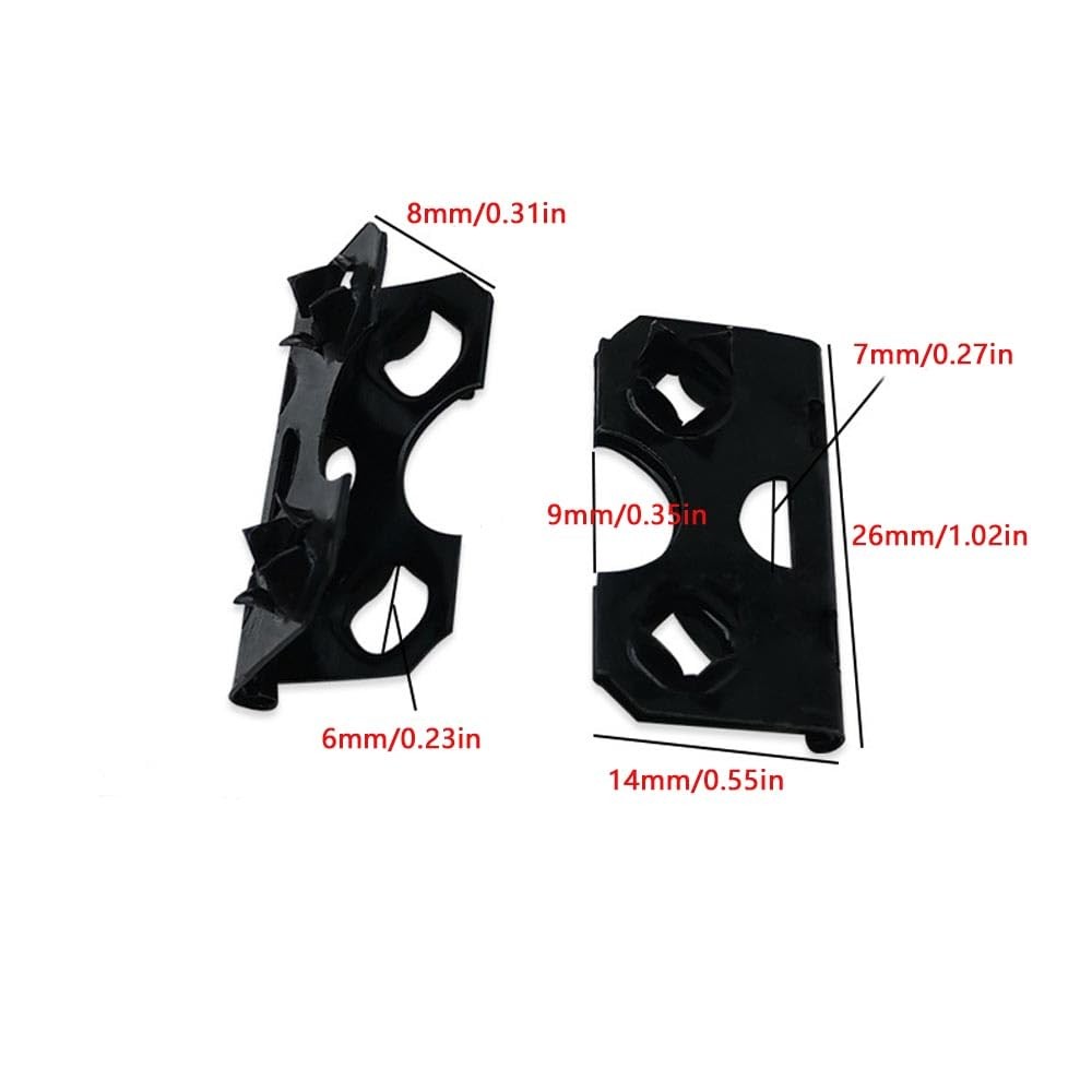 50 Pack Easel Hinge Replacement Picture Frame Back Stand Mounting