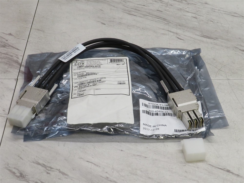 New Cisco STACK-T1-50CM Stackwise Stacking Cable
