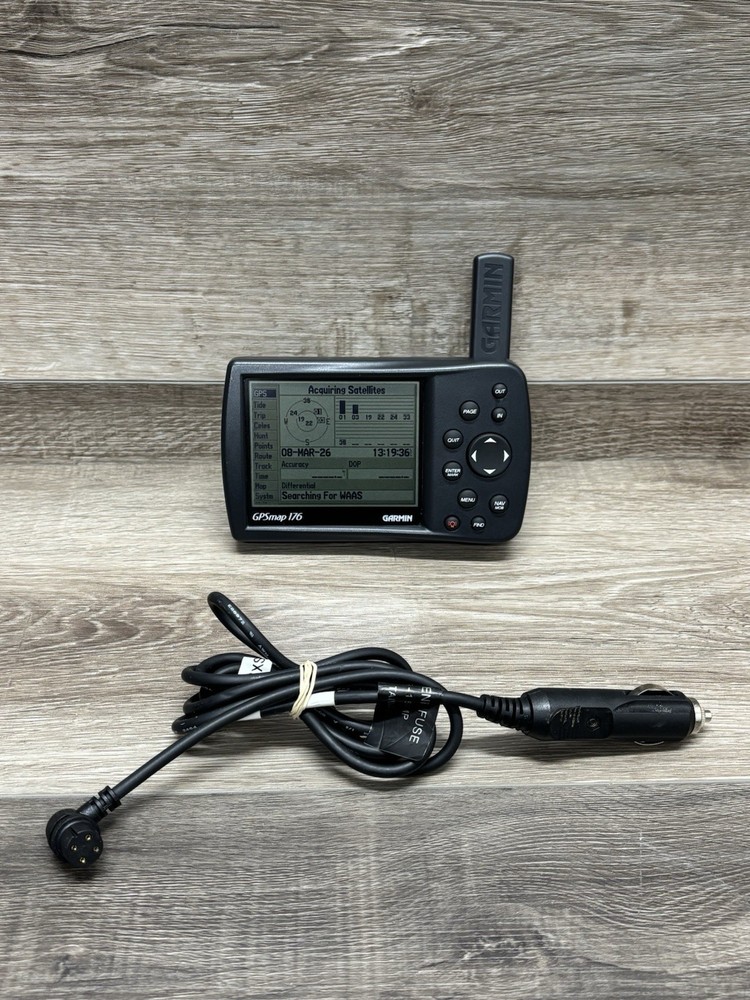 Garmin GPSMAP 176 ChartPlotter GPS W Car Adapter