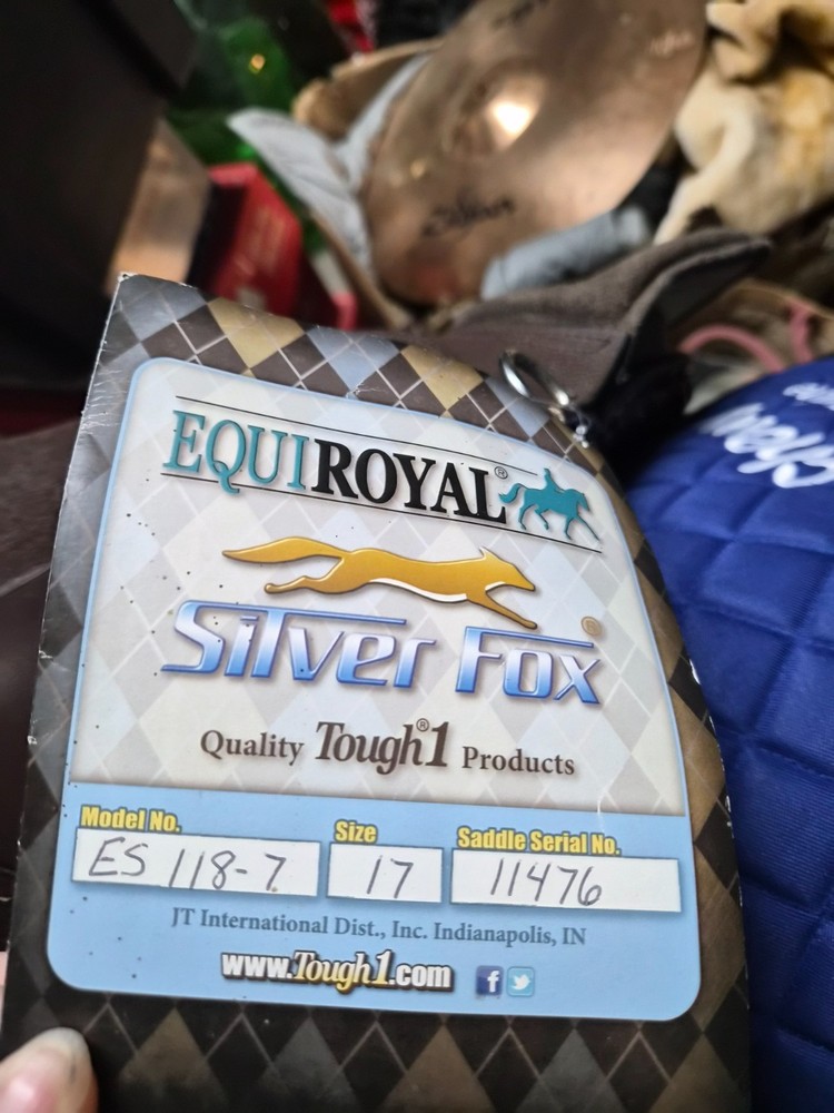 Silver fox english saddle