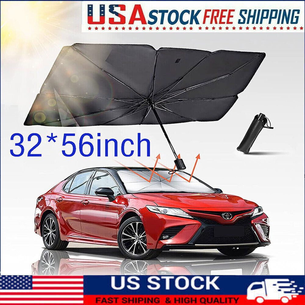 Car Sun Shade Windshield Sunshade Front Window Cover Visor UV Umbrella.Foldable