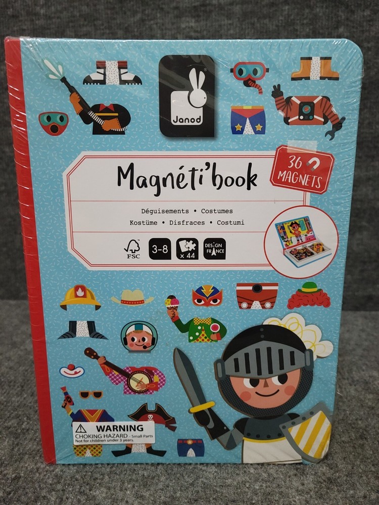 Janod Magnetic Book 36 Magnets