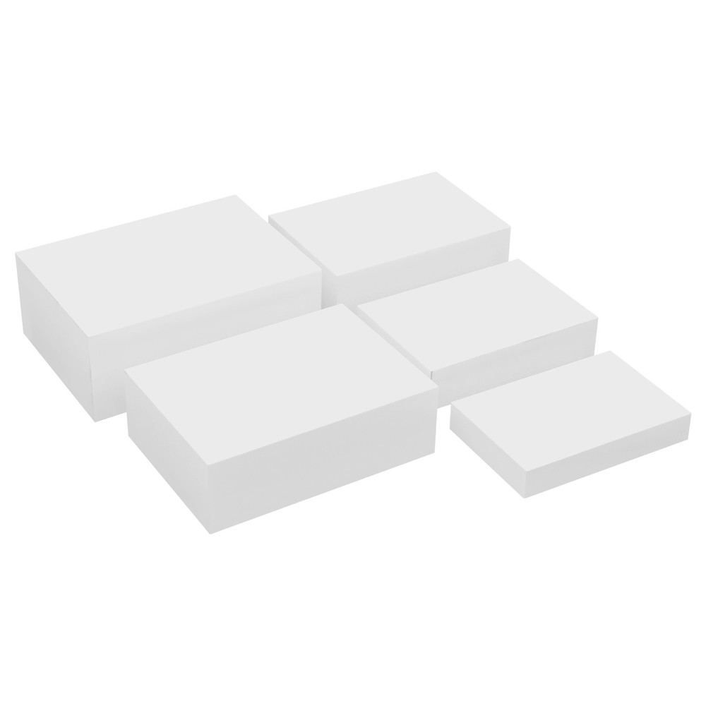 5pcs Acrylic Cupcake Display Stand Multi-purpose Hollow Bottom Nesting Stand