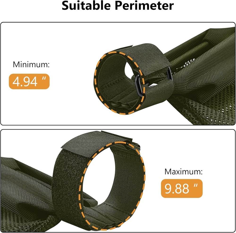 Green Brass Collector - Durable Mesh with Easy Installation and Quick Release