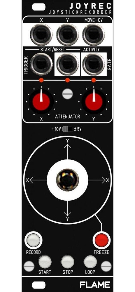 FLAME JOYREC JOYSTICK RECORDER : NEW : [DETROIT MODULAR]