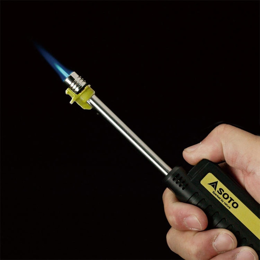 Soto Pocket Torch - Refillable Extended Torch Lighter With Telescoping