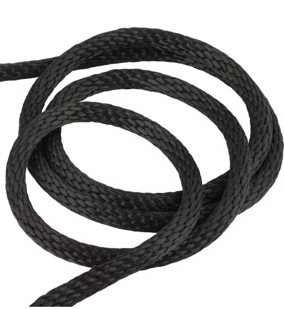 Everbilt- 5/8 in. x 200 ft. Black Solid Braided Polypropylene Rope