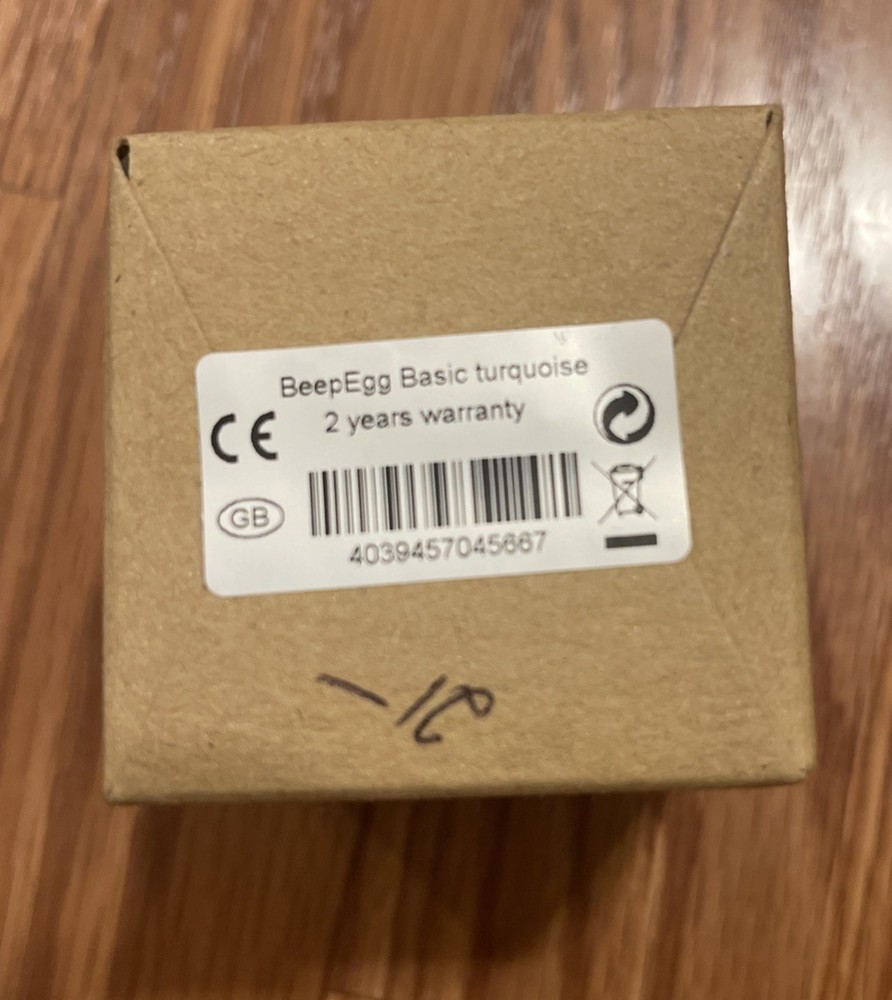 New BeepEgg Basic Musical Egg Timer Boil Eggs The Easy Way Turquoise