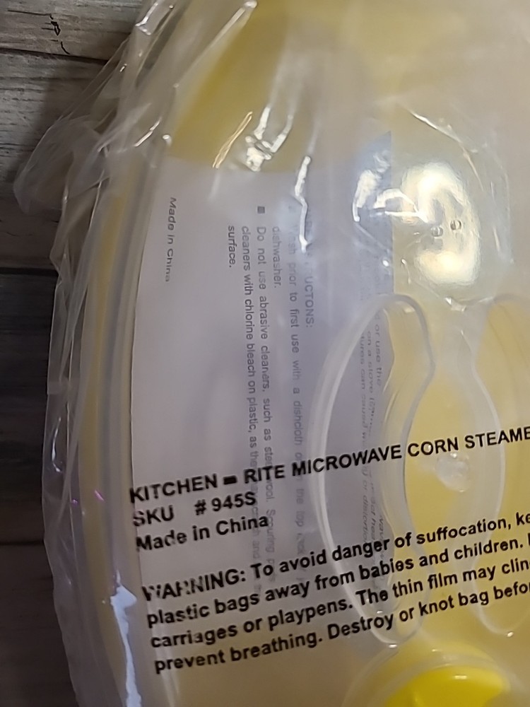 Kitchen Rite Microwave Corn Steamer ~ Set of 2 New Sealed