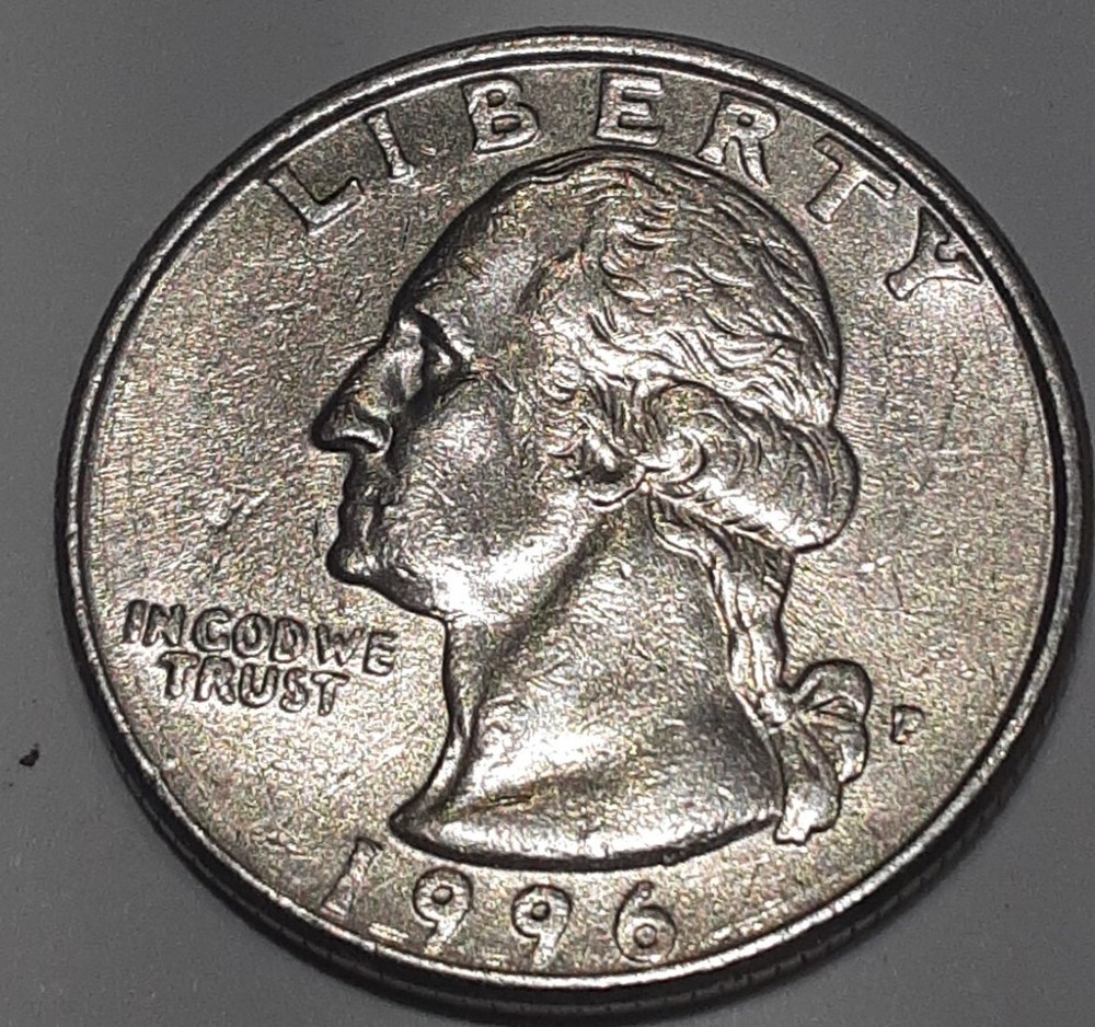 1996 P Filled in mint mark