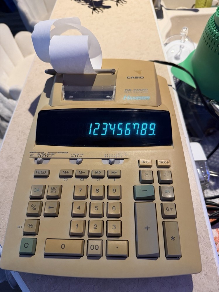 CASIO DR0—270HD HEAVY DUTY RIBBON PRINTER (USED)