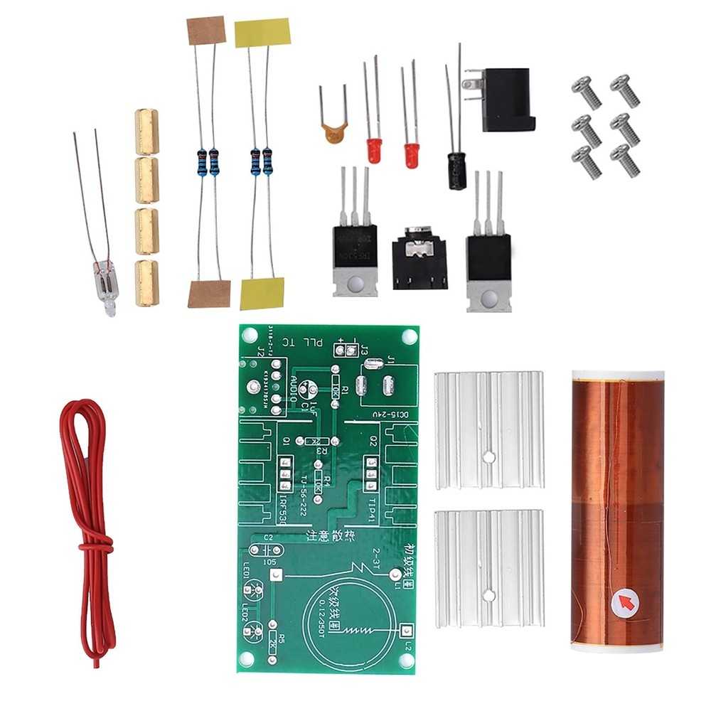 Coil Module Plasma Speaker Unassembled Mini DIY Electronic Kit Tool 15W DC
