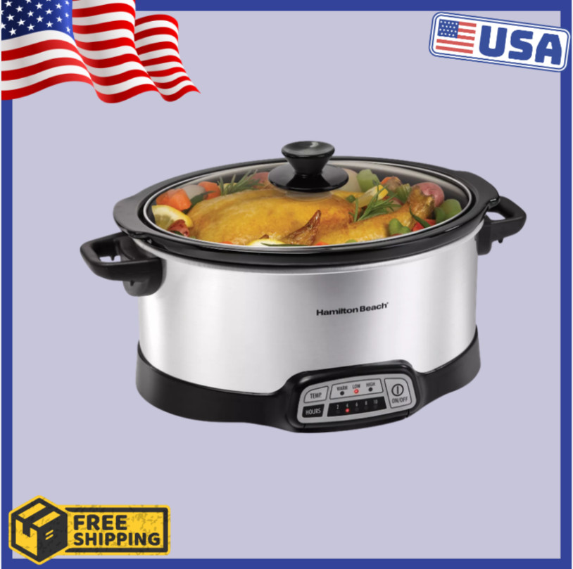 [BIG SALE] Hamilton Beach 7 Quart Programmable Crock Pot
