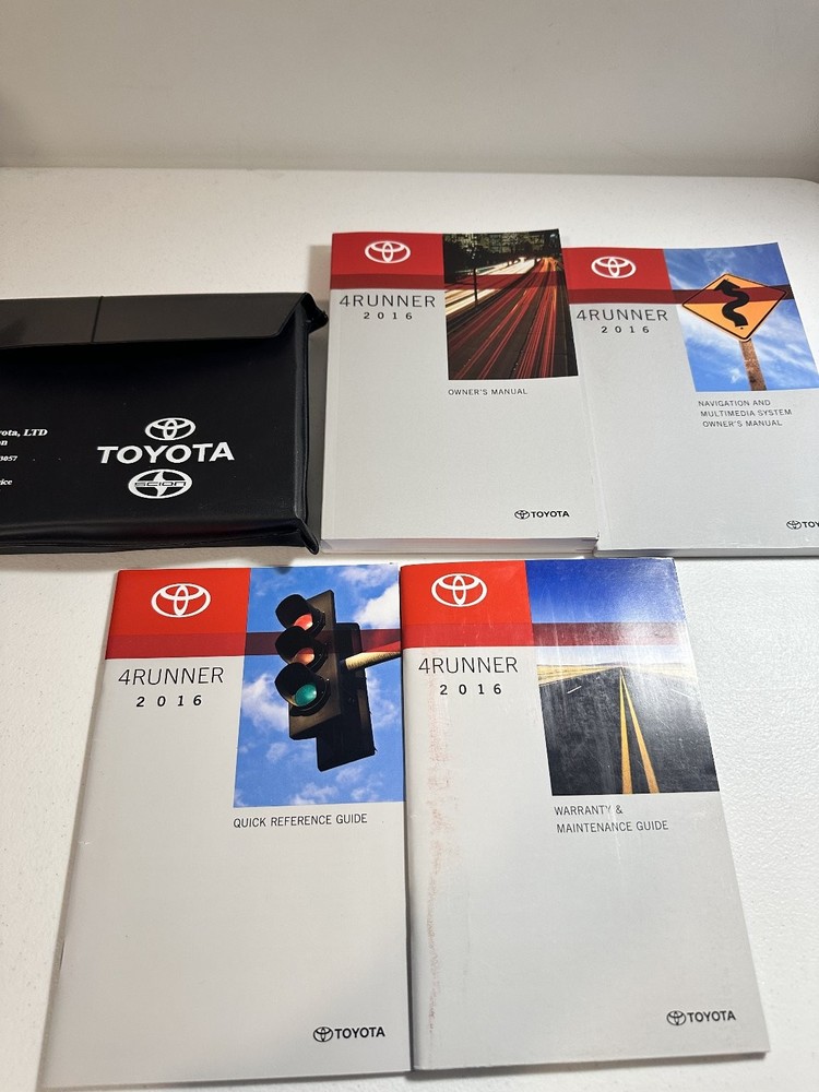 2016 Toyota 4Runner Owner's Manual Set OEM