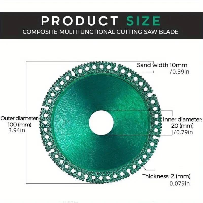 SATC 2PCS Indestructible Disc for Grinder Indestructible Disc 2.0 Cut Everything