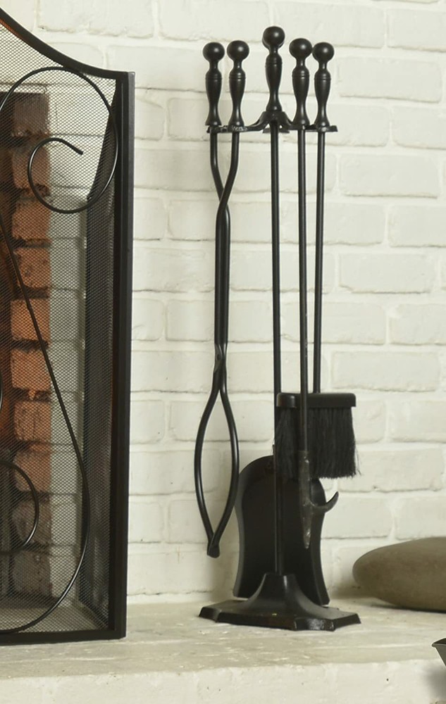 ShelterLogic 90390 Black Fireplace Toolset - 5 pc
