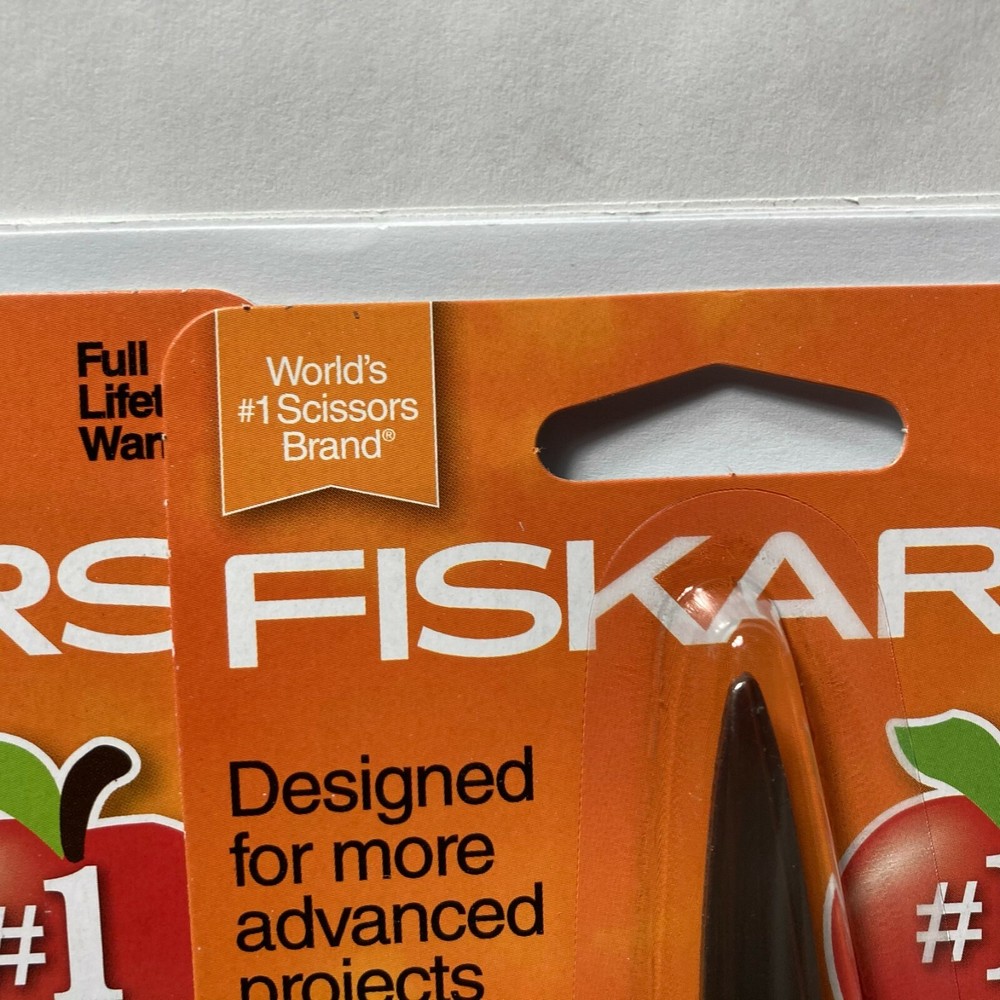 Fiskars Stainless Steel Pointed Tip Scissors 3 Pairs Red