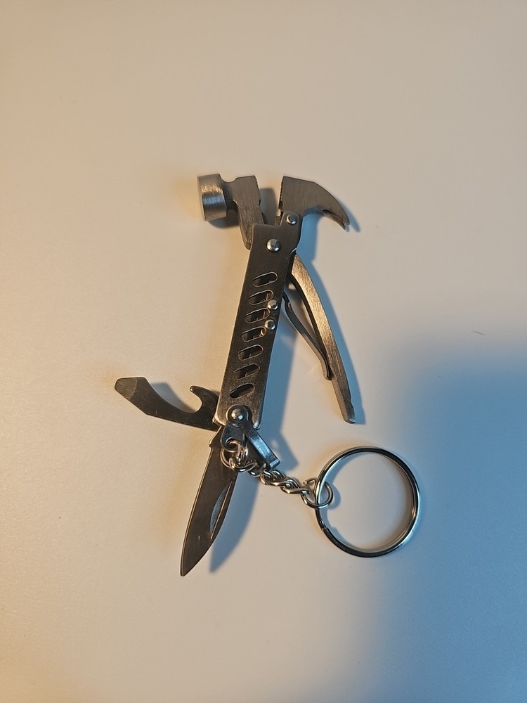 NEW Hammer Multi Tool Keychain No Package