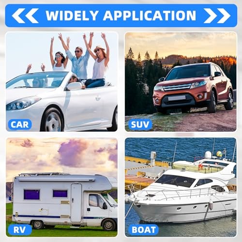 Pack Microfiber Car Duster Exterior Scratch Free with Extendable Handle 2 Blue