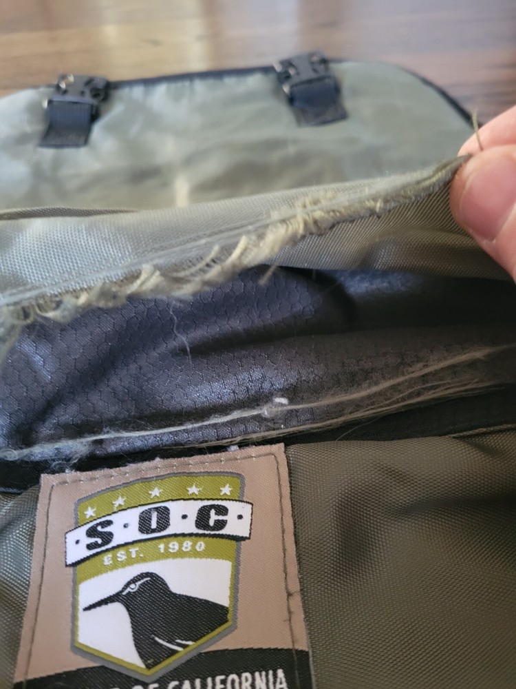 SOC Black Backpack Bugout Bag - See Pictures