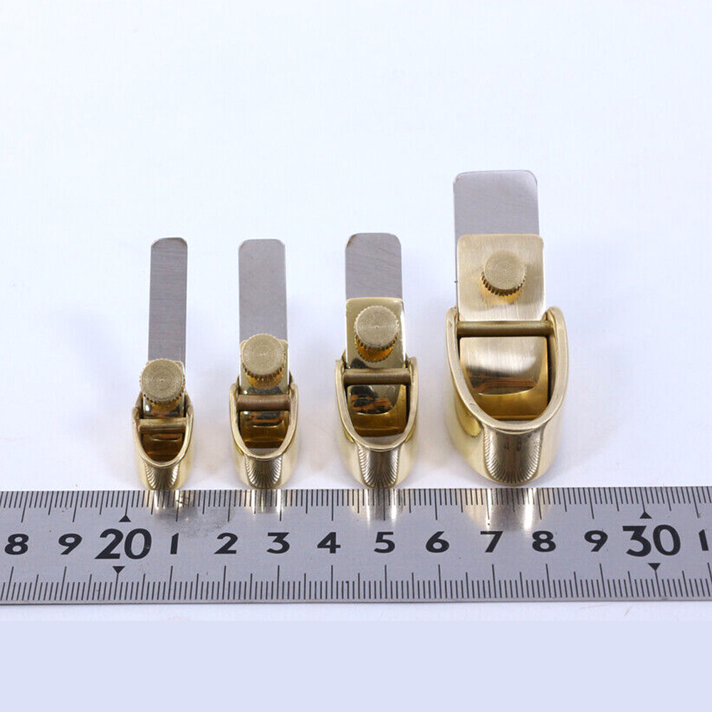 4pcs Brass planes Violin making tools woodworking thumb plane luthier tools