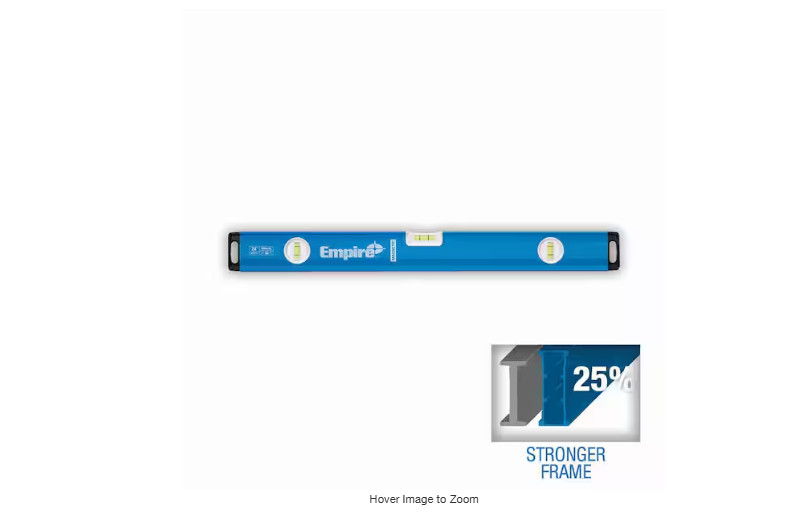 Empire 24 in. Aluminum Box Level.