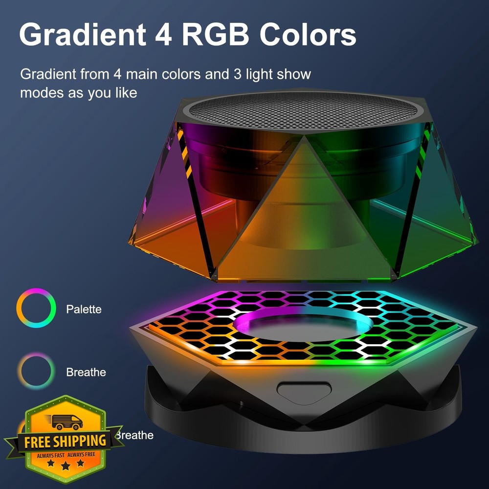 EGKimBa Magnetic Diamond Bluetooth Speaker RGB 2pc