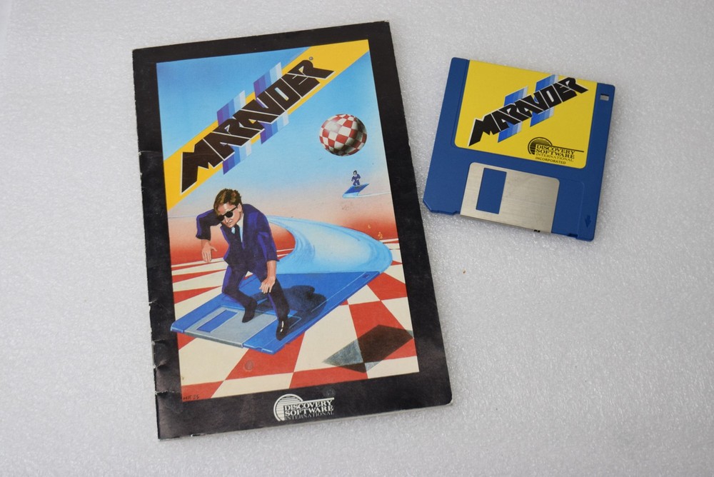 Marauder Game Floppy Disk w/ Manual for Commodore Amiga