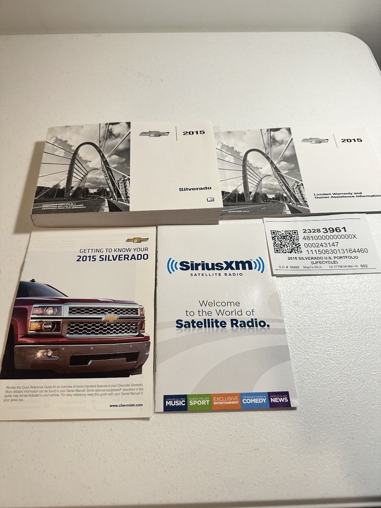 2015 Silverado Owner Manual Chevrolet