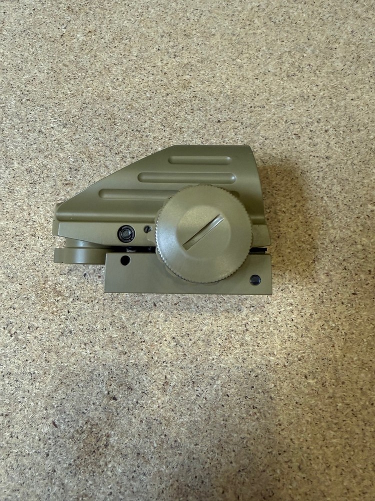 dagger defense ddht red/green dot reflex sight tan multiple reticles